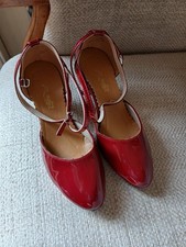 Dark Red Patent Ballroom Dance