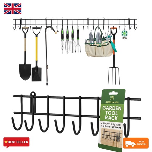 Black 160cm metal garden tool - 160cm,