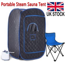 Portable Steam Sauna Spa Tent Room Home Full Body Slimming Detox Therapy 220V UK