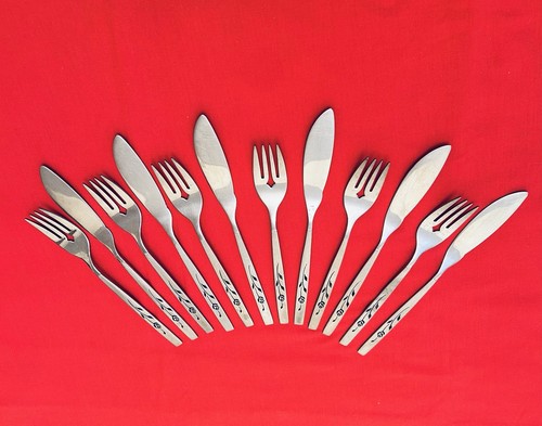 Vintage oneidacraft fish knife - fish,
