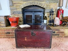 Old Antique Pine Chest