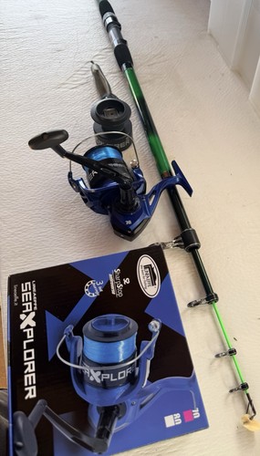 Fish telescopic beachcaster - fish,