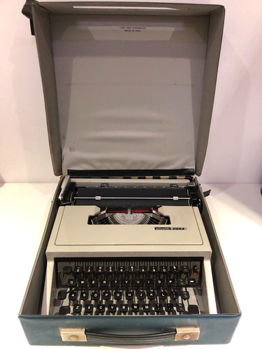 Works vintage grey - grey, olivetti
