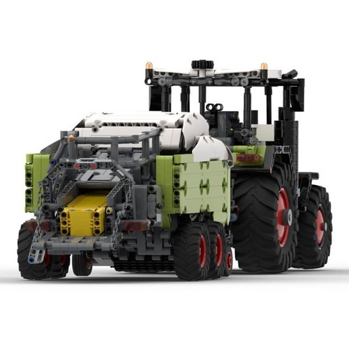 Tractor with square baler - tractor,