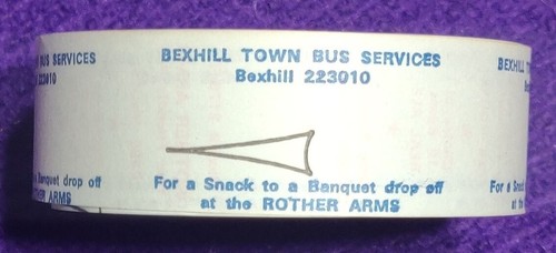 Bexhill town bus - town, service