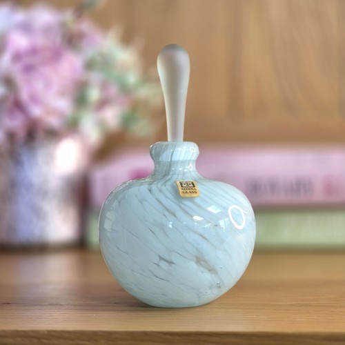 Mdina glass scent bottle - glass, malta