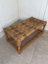 Vintage Long Wooden Woven