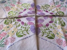 Beautiful Vintage White Linen