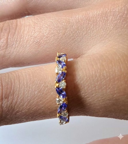 Tanzanite marquise eternity - marquise,