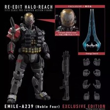 1/12 Re: Edit Halo Reach Jun-A266 Noble Three Action Figure Model Toy Gift