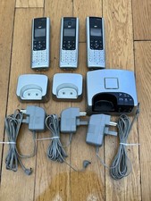 BT FreeStyle 350 3 Handset Telephone Base Station Answerphone For Spare/Repairs