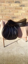 Equipe Synergy Special Edition Black Jump Saddle. 17.5 +2. Excellent condition