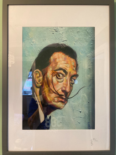 Salvador dali original oil - salvador,