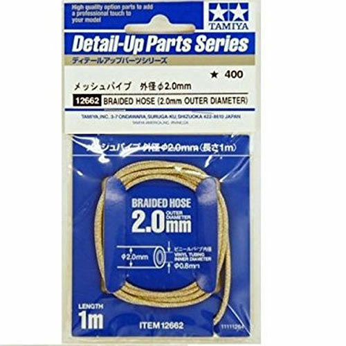 Tamiya 12662 braided hose 2mm - 12662,