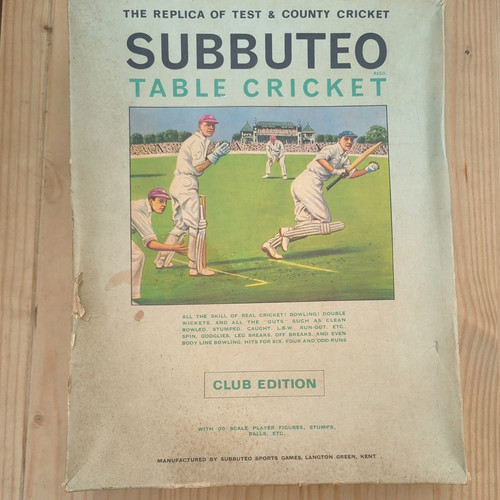 Vintage subbuteo cricket test - cricket,