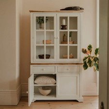 Florence Large Dresser.Kitchen diningroom glass display cabinet.Quality.ASSEMBLE