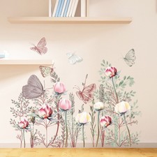 Large Flowers Wall Stickers