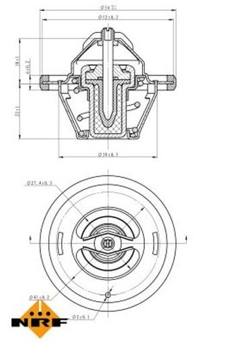 Fits nrf 725066 thermostat - nrf,