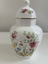 Ginger Jar Vintage Hammersley floral fine bone china Hexagonal