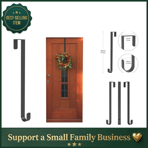 Elegant black wreath - elegant, 15''