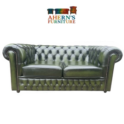 Vintage antique green leather - vintage,