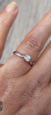 Antique Platinum Diamond Engagement Ring