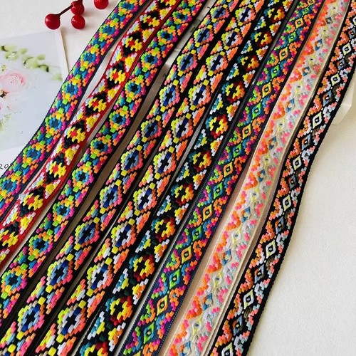 Ethnic jacquard bohemian trim - jacquard,