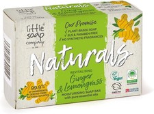 Little Soap Company Natural Range - Ginger & Lemongrass Bar 100 g (Pack of 1) 