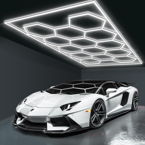 14hex hexagon led lighting - hexagon, car