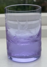 Moser Crystal 60ml Whiskey Shot Glass In Alexandrite Colour 