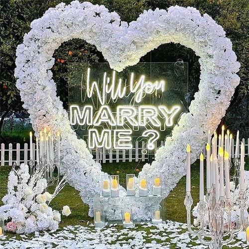 Large love heart wedding - large,