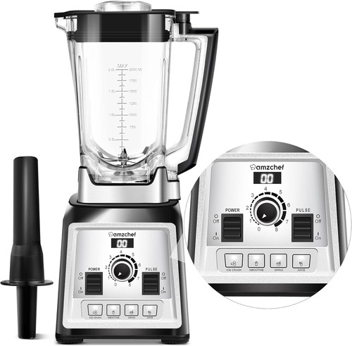 Amzchef blender smoothie maker - smoothie,