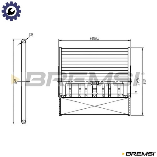 Oil filter fl0250 - oil, for
