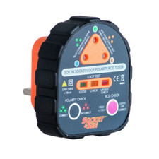 Socket & See SOK36 PRO Audible-Socket-Loop-Polarity-RCD Fault Detector Tester
