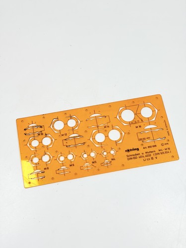 Rotring plastic stencil - rotring,