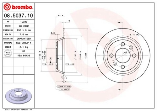 Brake disc for - brake,