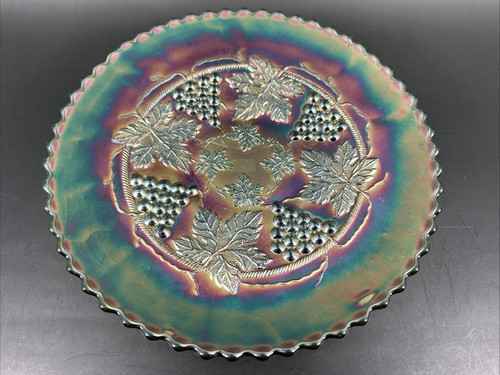 Northwood green carnival glass - green,