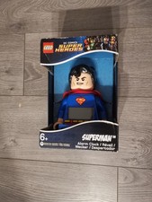 LEGO Dc Super Heroes 90052701 SUPERMAN ALARM CLOCK New & Sealed 2013 Retired