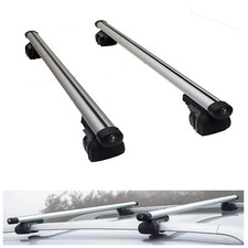 Lockable Heavy Duty Aluminium Roof Bars 135cm For NISSAN X-TRAIL