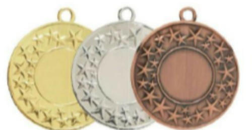 50mm generic star - medal, &