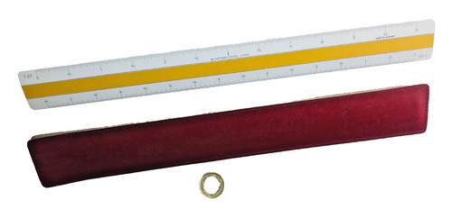 Ruler faber castell white - ruler,