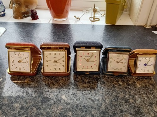 Swiza vintage alarm clocks - vintage,