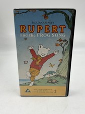 Rupert and The Frog Song VHS