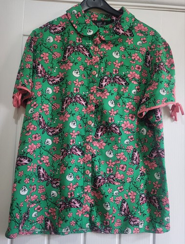 Hell bunny green blouse - hell,