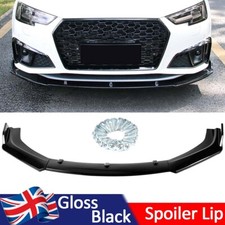 3PCS Front Bumper Lip Body Kit Splitter Spoiler For Audi A1 A3 S3 A5 S4 A6 8P UK