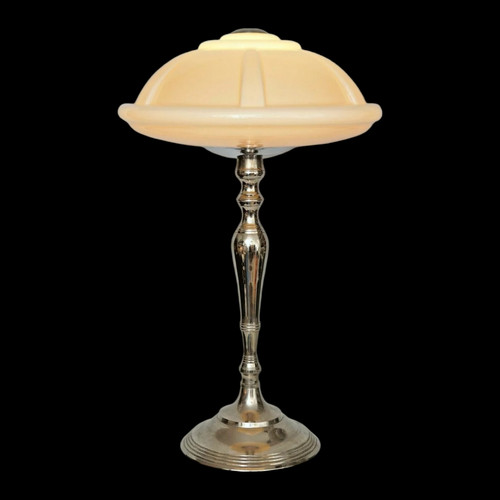 Art deco table lamp - art,