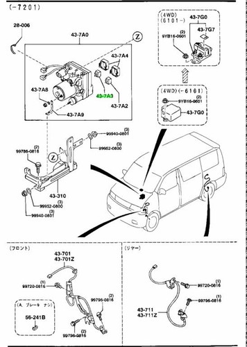 Oem mazda hydro unit valve - oem,
