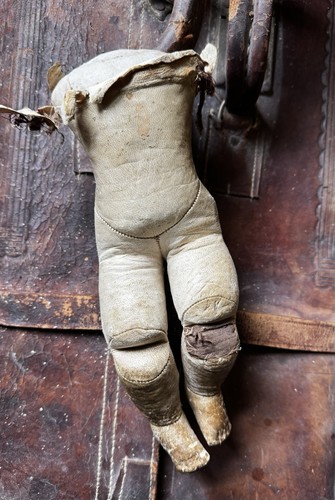 Antique bru leather body - bru, 10”