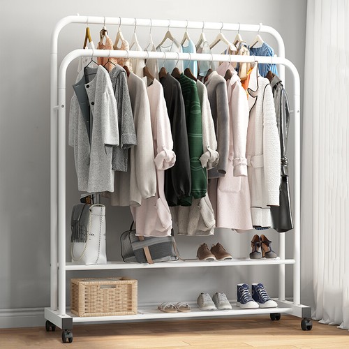 Heavy duty double rods clothes - double,