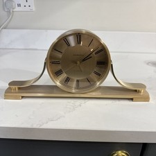 Mark&Spencer Stroke: 3521 Napoleon Mantel Clock, Golden Metal